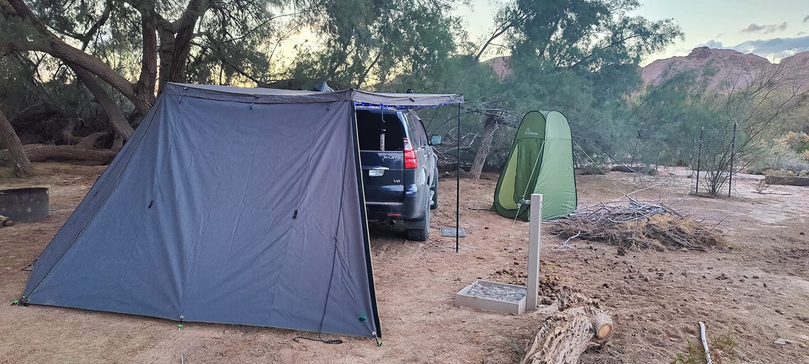 OVS 18109909 Nomadic Awning 270 - Side Wall 2 - Dark Gray with Storage Bag - Driver customer photo 2