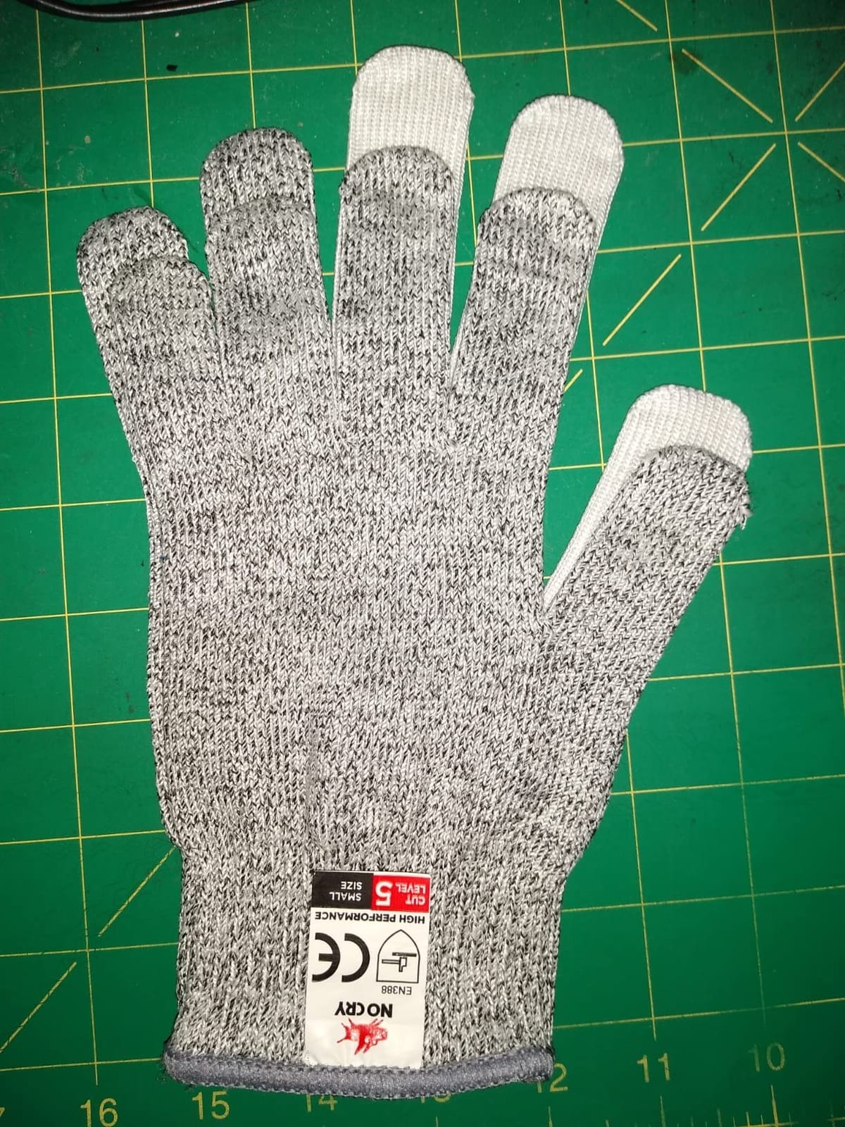 NoCry Cut Resistant Work Gloves for Women and Men, with Reinforced Fingers; Comfortable, 100% Food Grade Kitchen Cooking Hand Protection; Ambidextrous Safety Gear for Cutting; Level 5 Protection customer photo 2