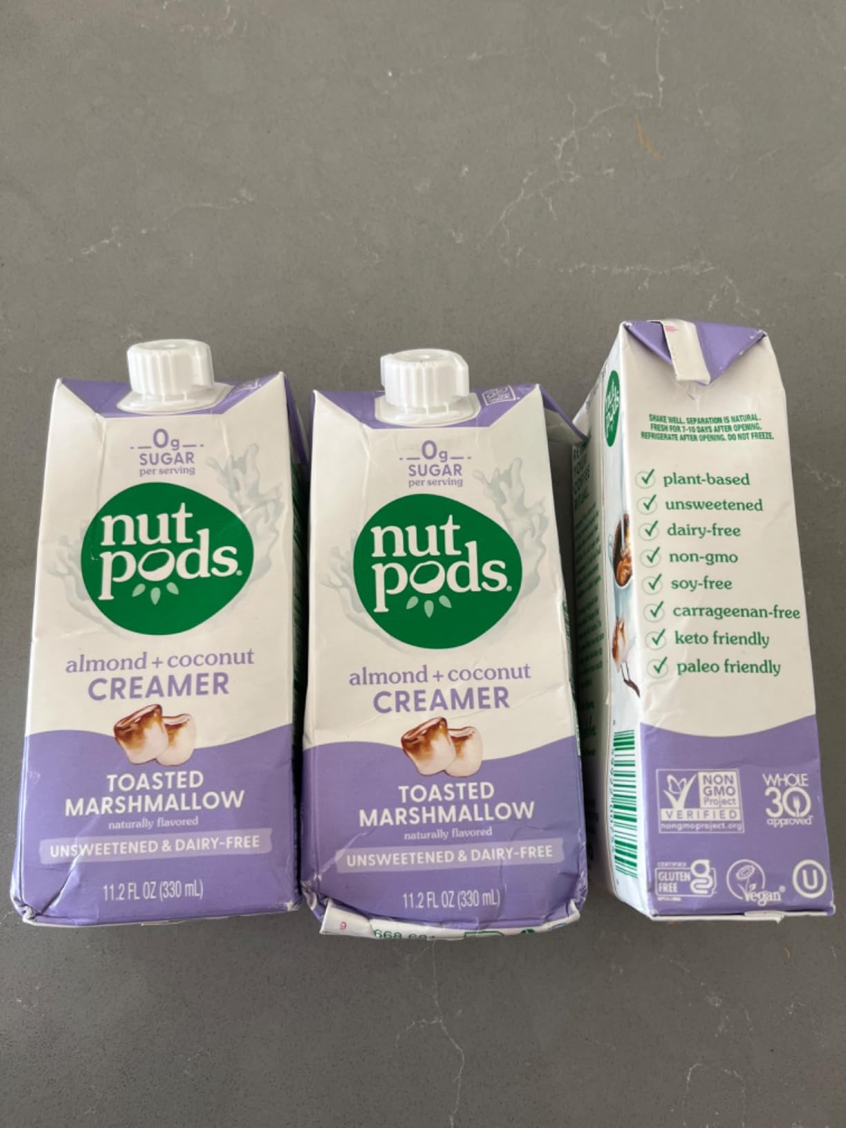 Nutpods Toasted Marshmallow Unsweetened Dairy Free Creamer, 11.2 FZ customer photo 2