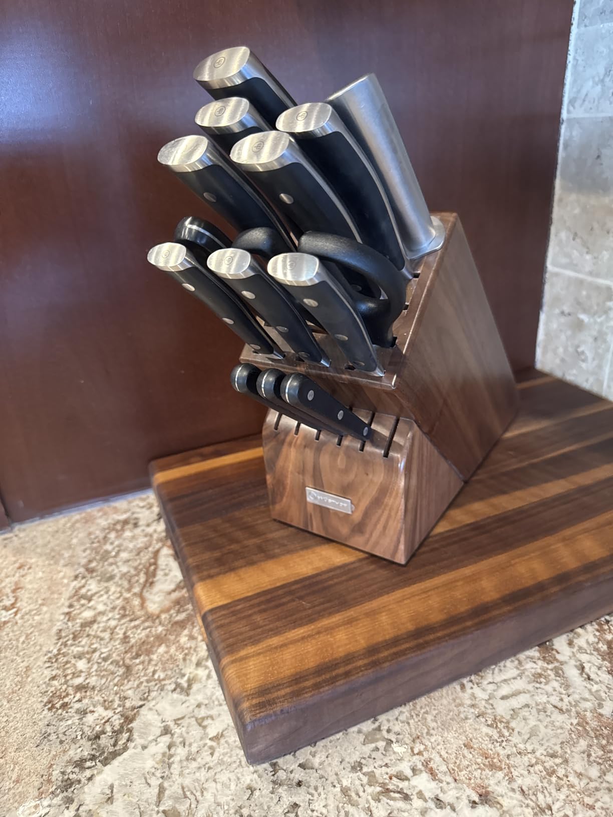 Wusthof Classic Ikon 10 Piece Knife Set with Walnut Block customer photo 1