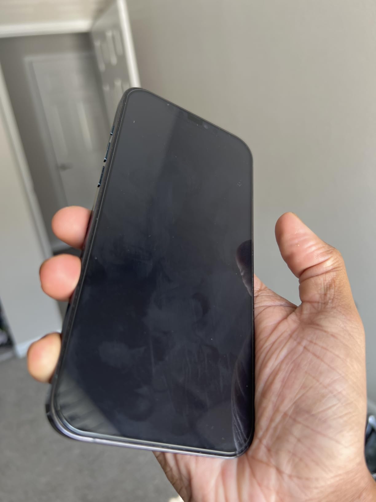 Apple iPhone 12 Pro Max 5G, US Version, 256GB, Pacific Blue - Unlocked (Renewed) customer photo 2