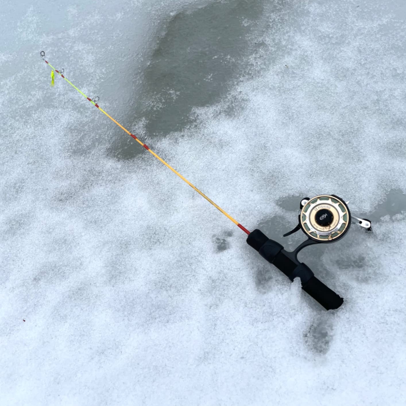 13 Fishing Freefall Carbon Inline Ice Fishing Reel (2.5:1 Gear Ratio) customer photo 1
