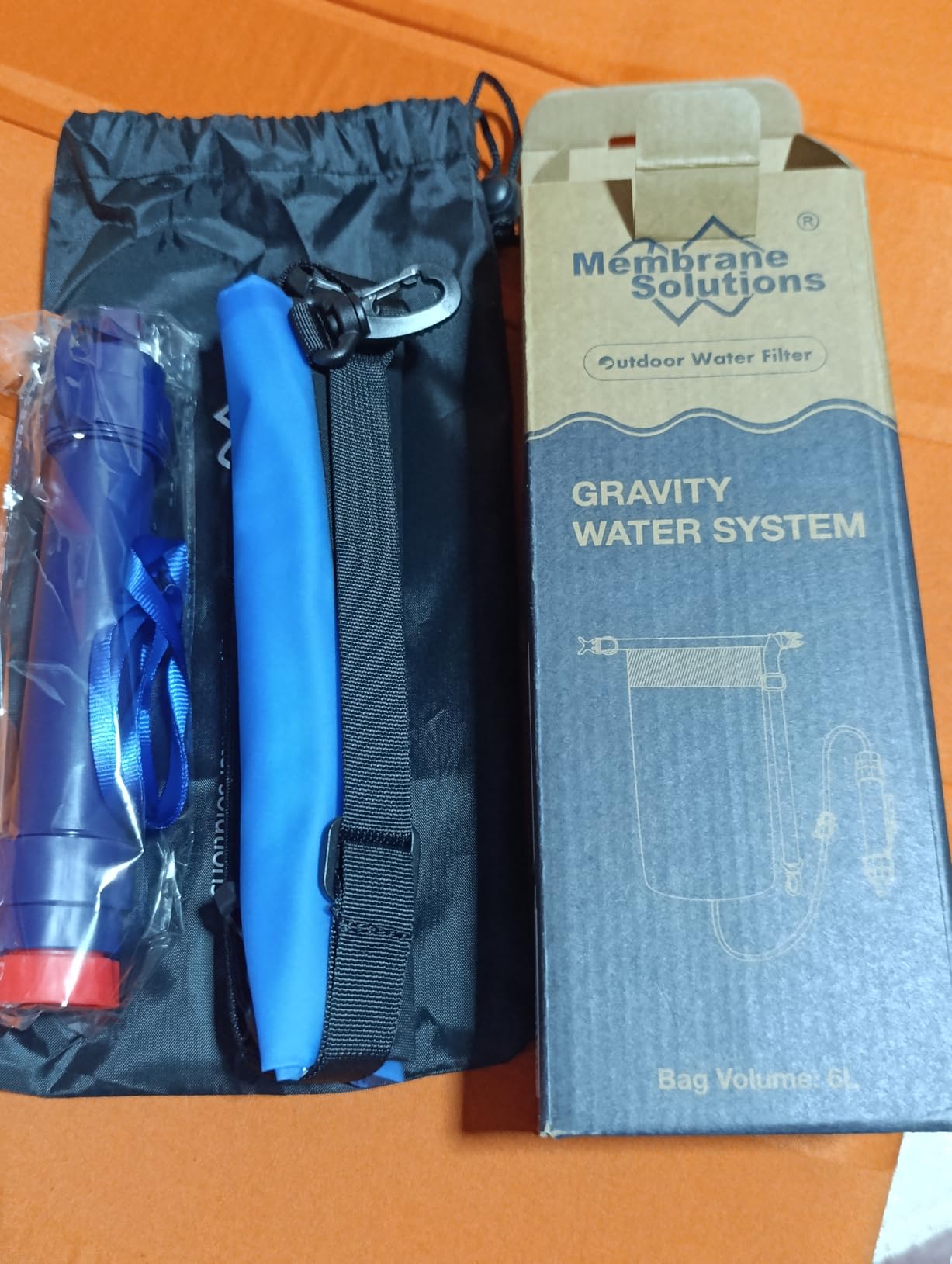 Membrane Solutions 6L Gravity Water Filter Pro for Group Camping customer photo 1