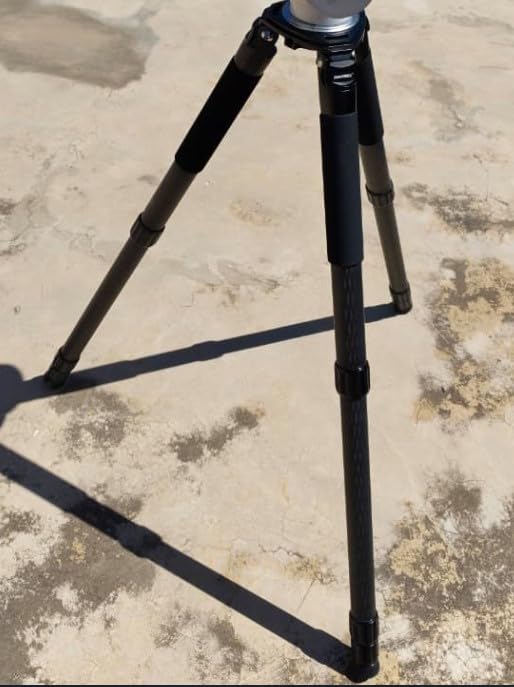 Carbon Fiber Tripod INNOREL RT90C Bowl Tripods Professional Heavy Duty Camera Stand for DSLR Cameras Compatible with Ball Head and Fluid Head, 63 inch, 40mm Tube 40kg Load Black customer photo 1