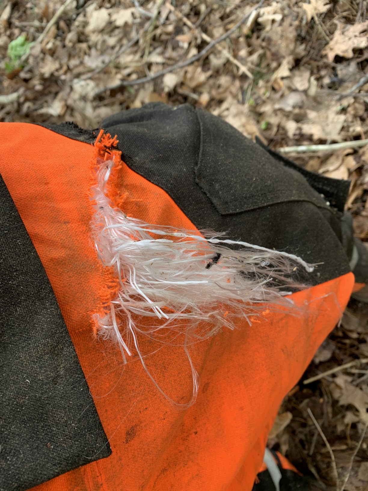 Technical Wrap Chainsaw Chaps by UL Class A, Orange Black customer photo 2