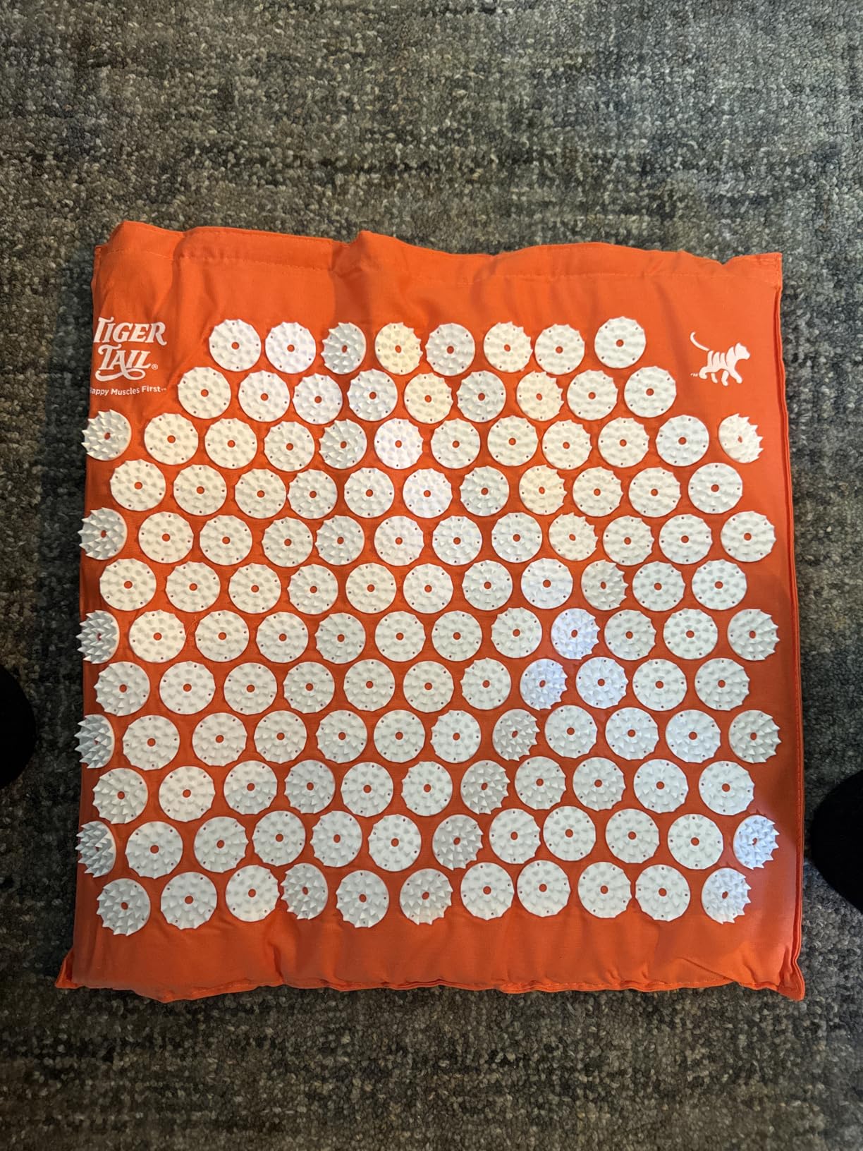 Tiger Tail Acupressure Energy Mat for Therapeutic Pain Relief | Trigger Point, Pressure Point and Myofascial Pain Relief for Neck, Shoulders, Back and Feet customer photo 2