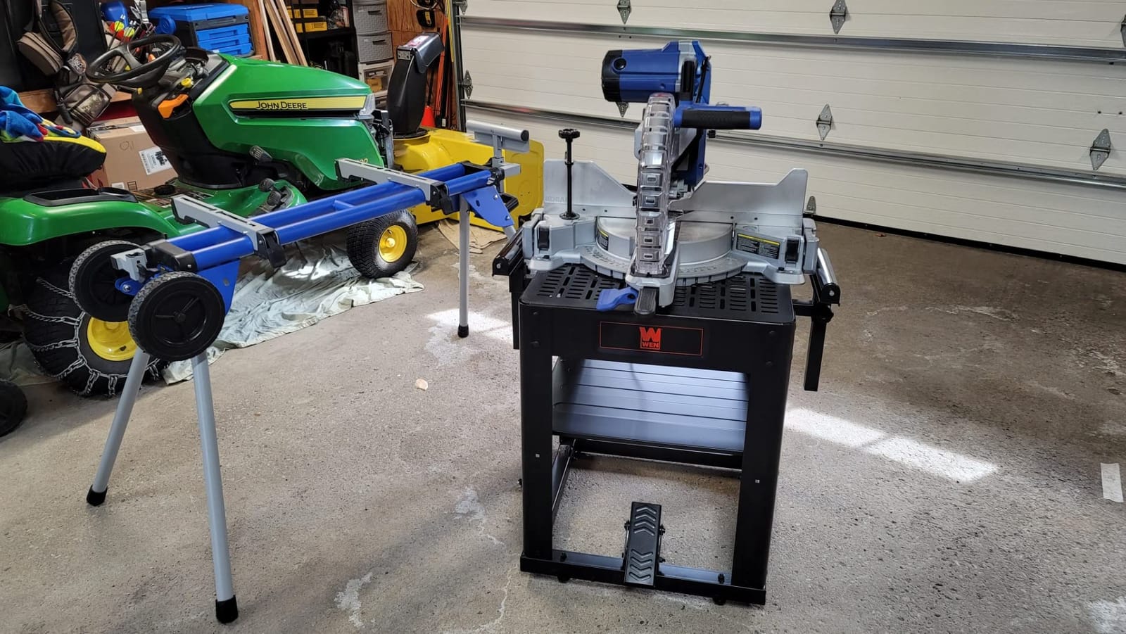 WEN Multi-Purpose Rolling Planer and Miter Saw Tool Stand with Extension Rollers (MSA658T) customer photo 2