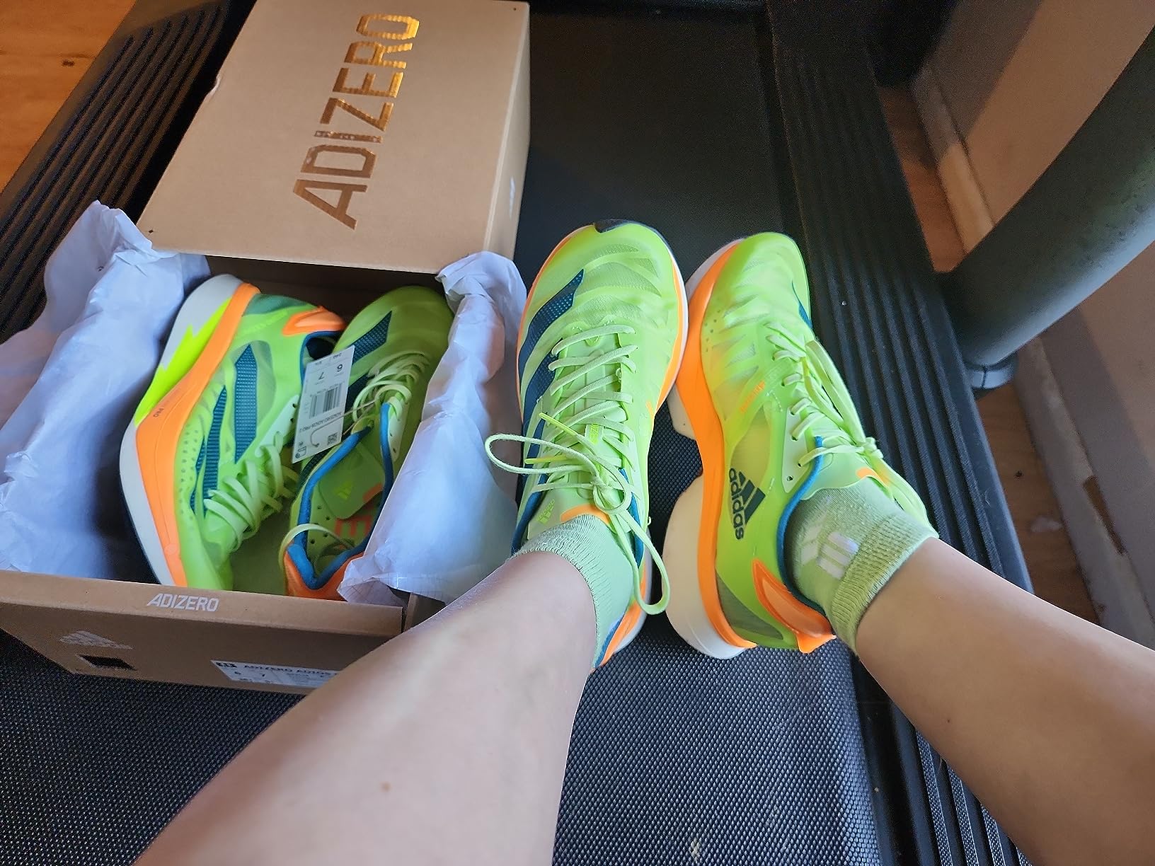 Adidas Unisex's Adizero Adios Pro 2 Running Shoe customer photo 2