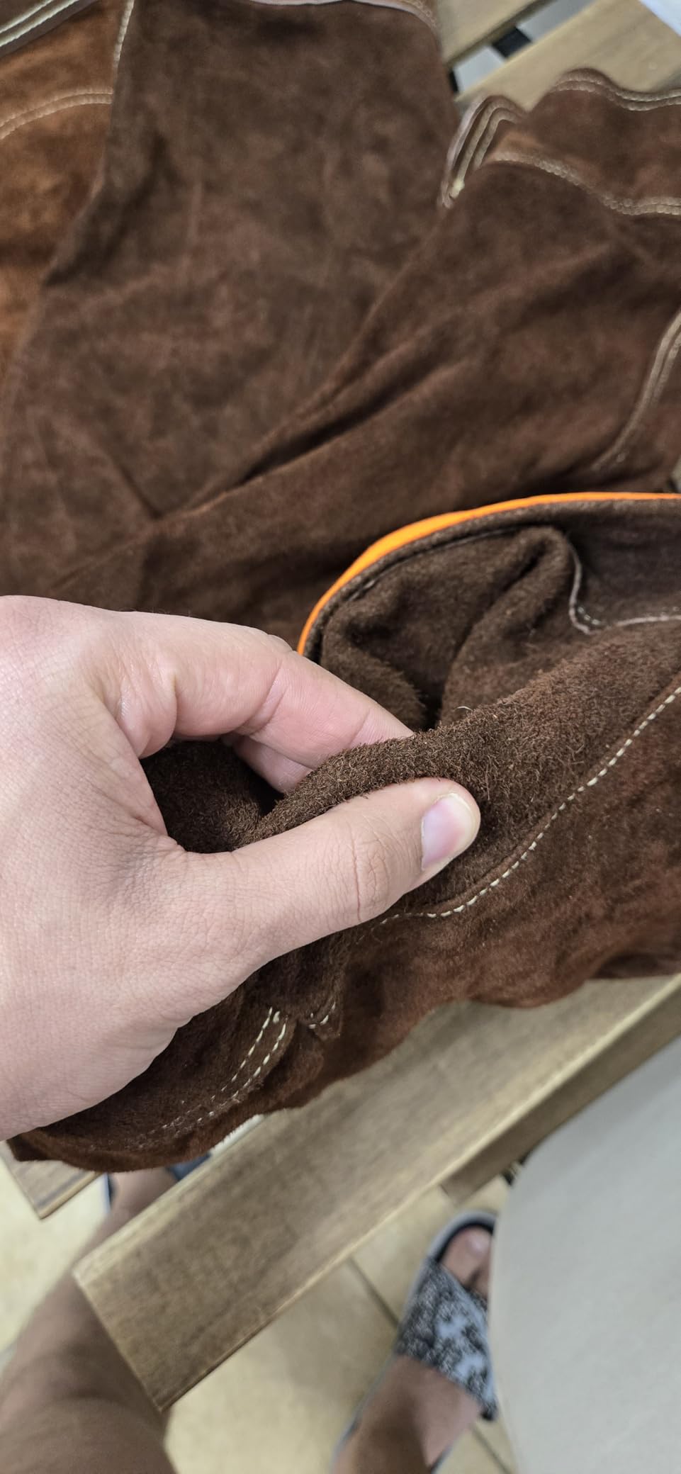 YESWELDER Leather Welding Jacket customer photo 2