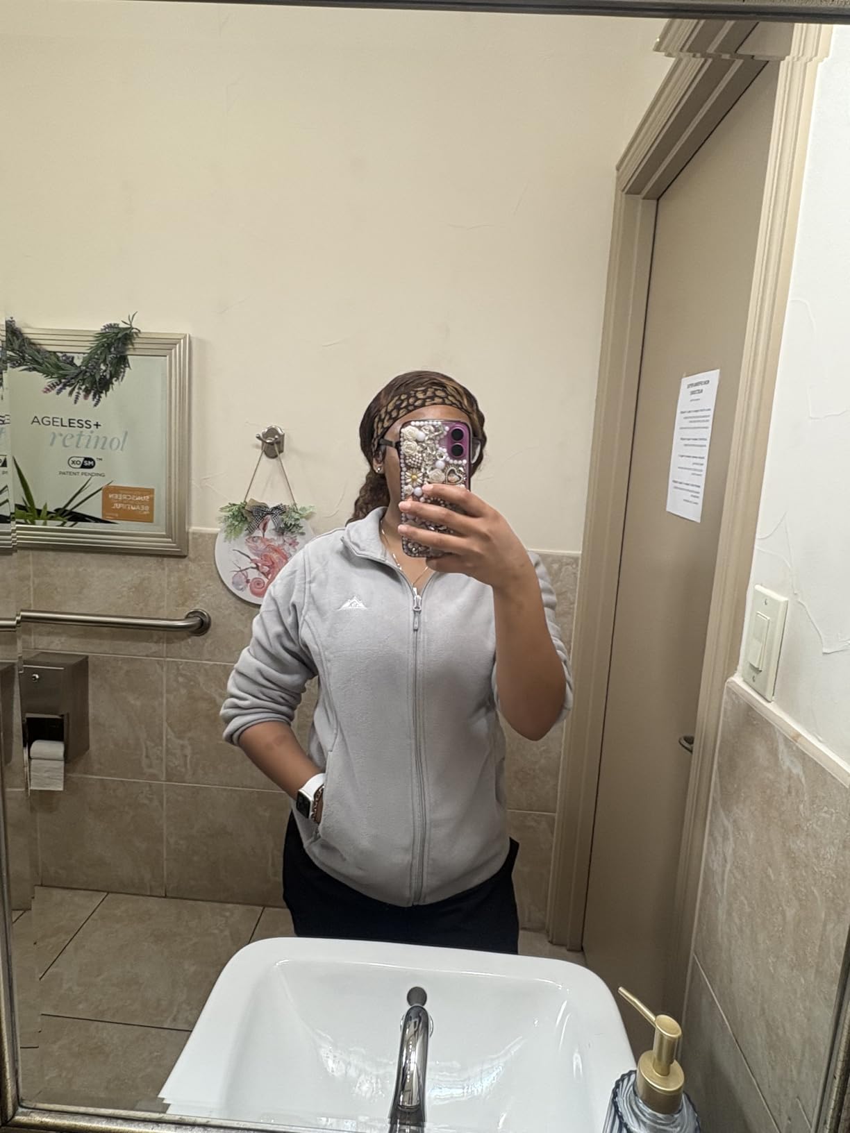 GIMECEN Women's Full Zip Soft Polar Fleece Jacket Outdoor Recreation Coat customer photo 1