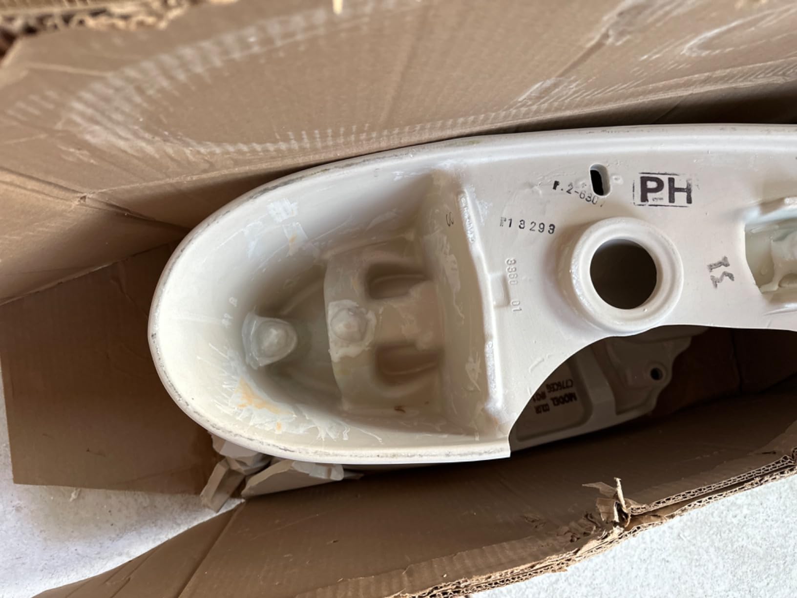 TOTO Drake Two-Piece Elongated 1.28 GPF TORNADO FLUSH Toilet with CEFIONTECT, Cotton White - CST776CEG#01 customer photo 1