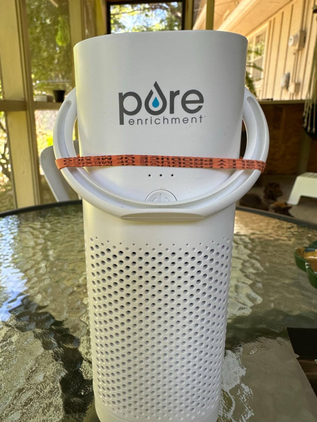 Pure Enrichment PureZone Mini Portable Air Purifier - Cordless True HEPA Filter Cleans Air & Eliminates 99.97% of Dust, Odors, & Allergens Close to You - Cars, School, & Office (Starlight Blue) customer photo 1