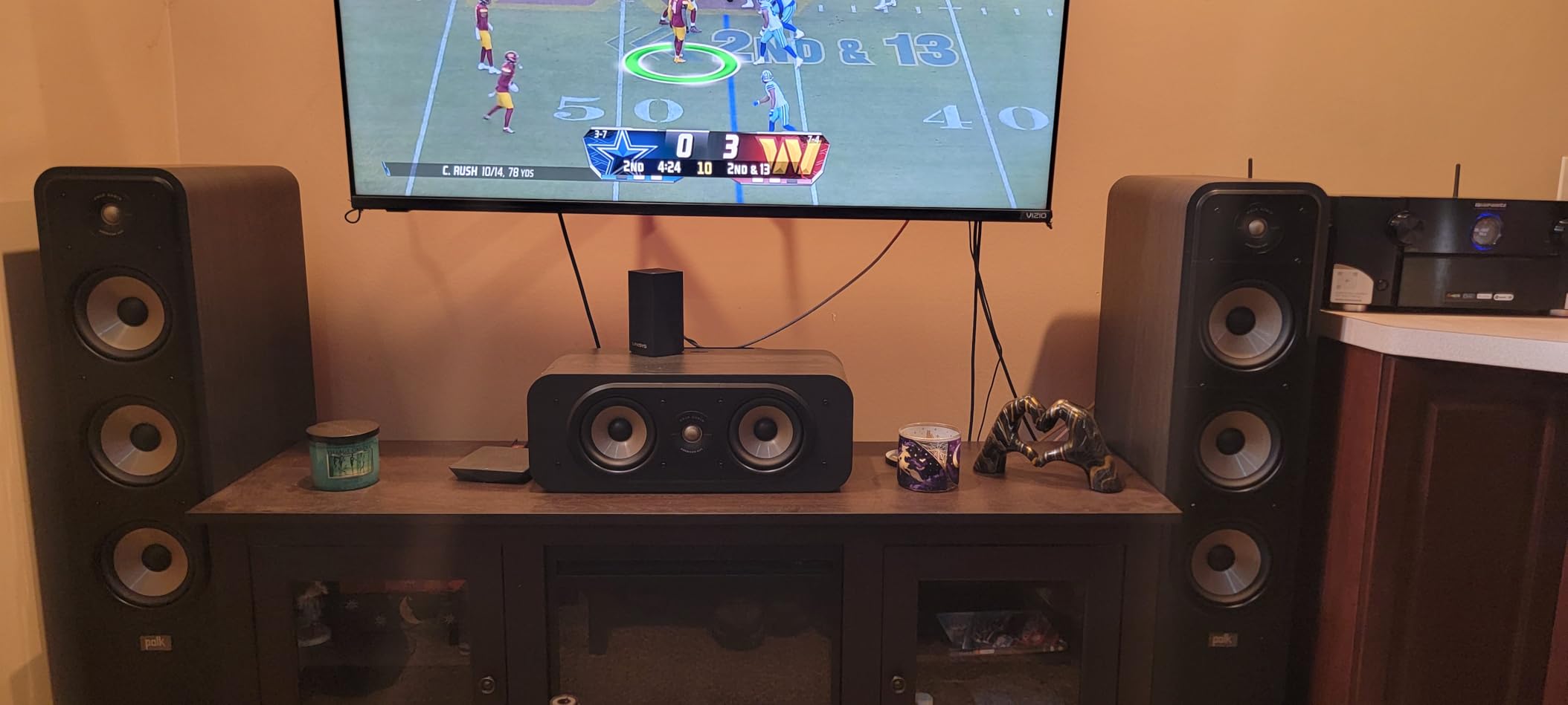 Polk Audio Signature Elite ES60 Tower Speaker, Single, Contemporary Walnut customer photo 2