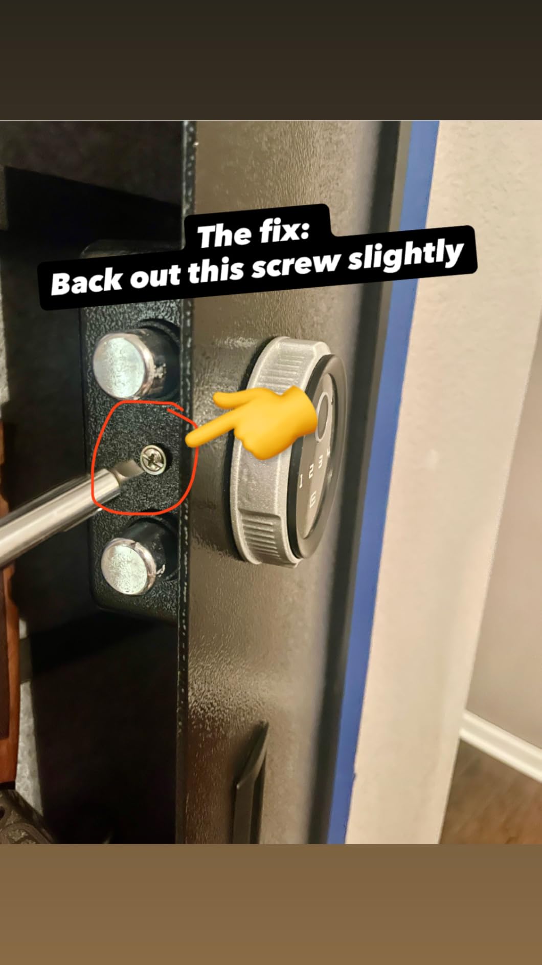Langger Biometric Wall Safe Between Studs, Hidden Fingerprint In‑wall Safe customer photo 2
