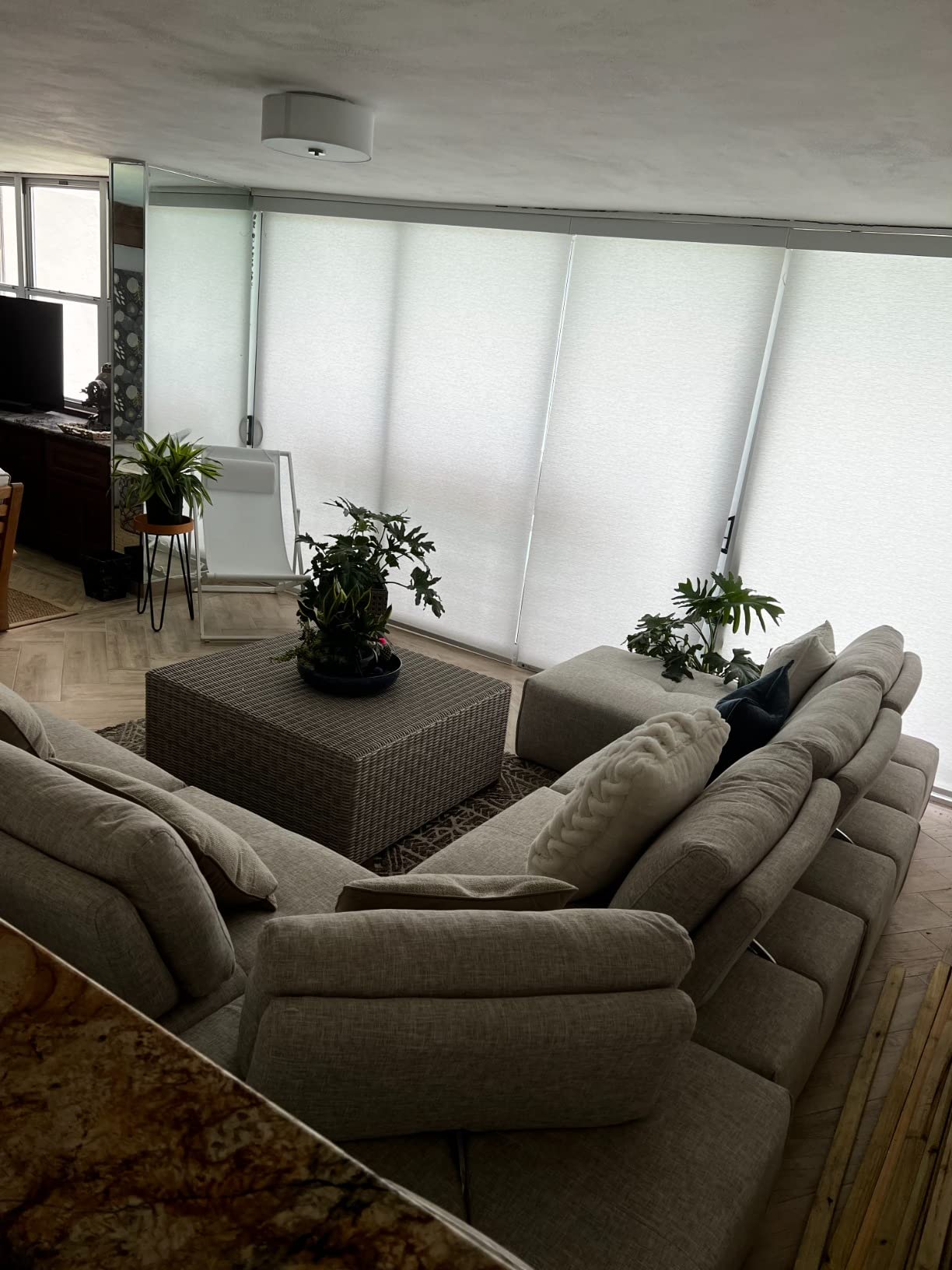 ZSTARR Motorized Blinds with Remote Blackout Smart Roller Blind Custom Size customer photo 2