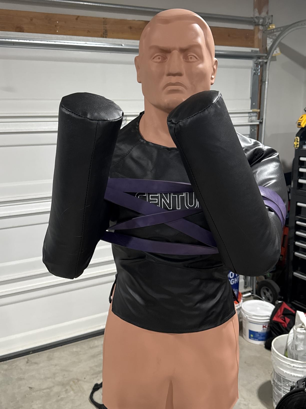 BOB XL Body Bag & Base Unit | Standing Punching Dummy | Boxing Training Equipment | Punching Bag Stand Adult | Freestanding Kickboxing and MMA Trainer | Head & Torso Mannequin customer photo 2