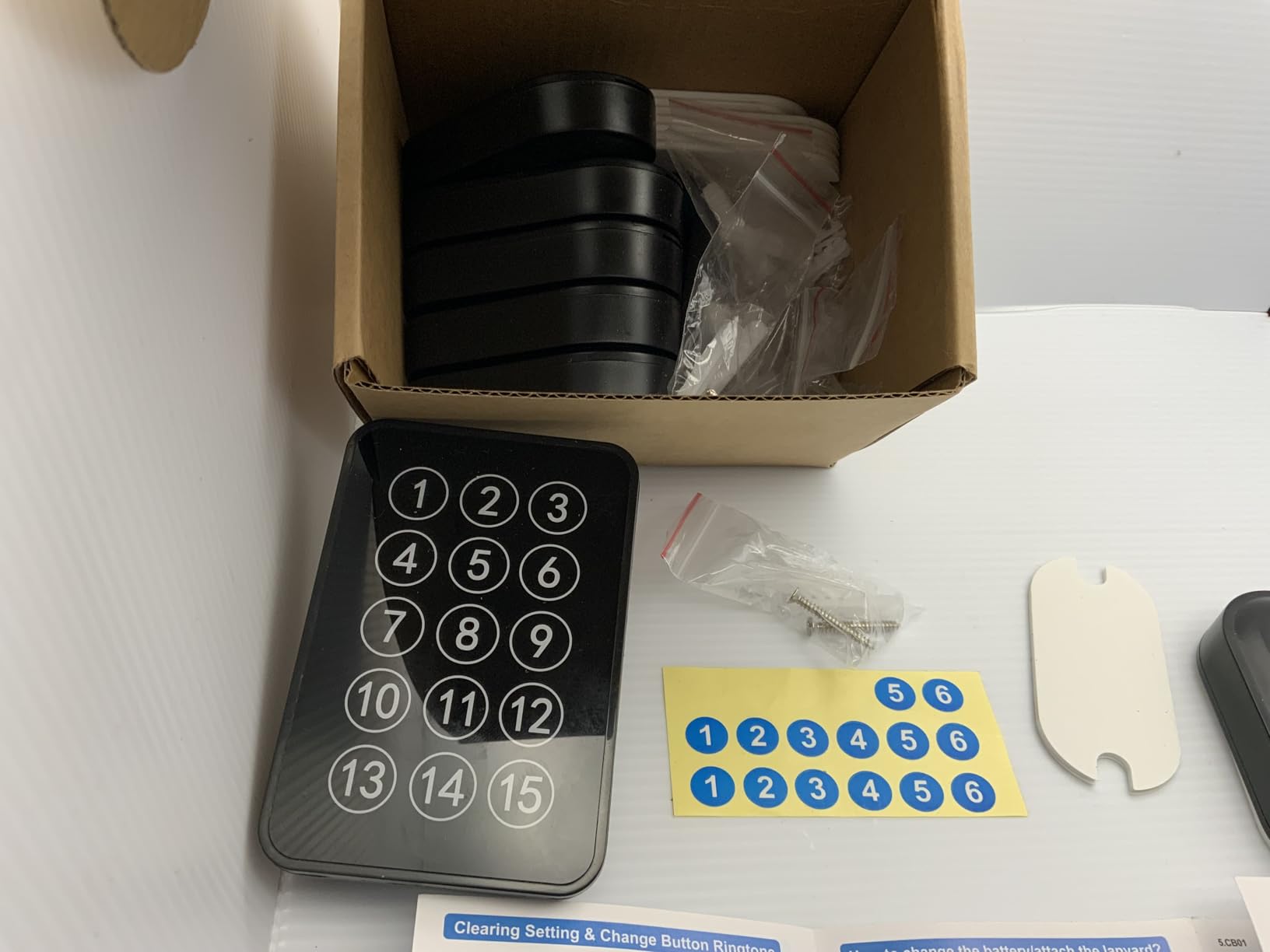 Wireless Caregiver Pager Call Button Nurse Call System 500Ft Range with LED Number Display customer photo 1