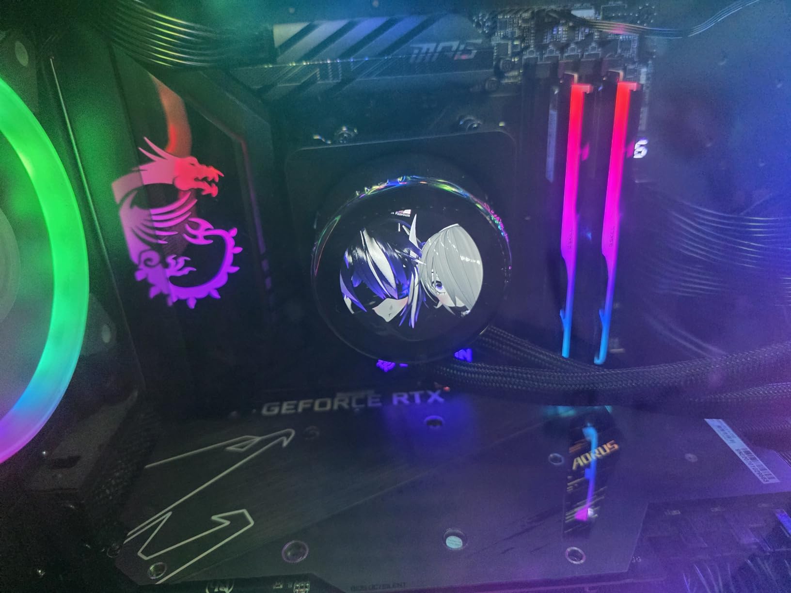 G.SKILL Trident Z5 RGB Series DDR5 RAM (Intel XMP 3.0) 32GB (2x16GB) 6400MT/s CL32-39-39-102 1.40V Desktop Computer Memory U-DIMM - Matte Black (F5-6400J3239G16GA2-TZ5RK) customer photo 1