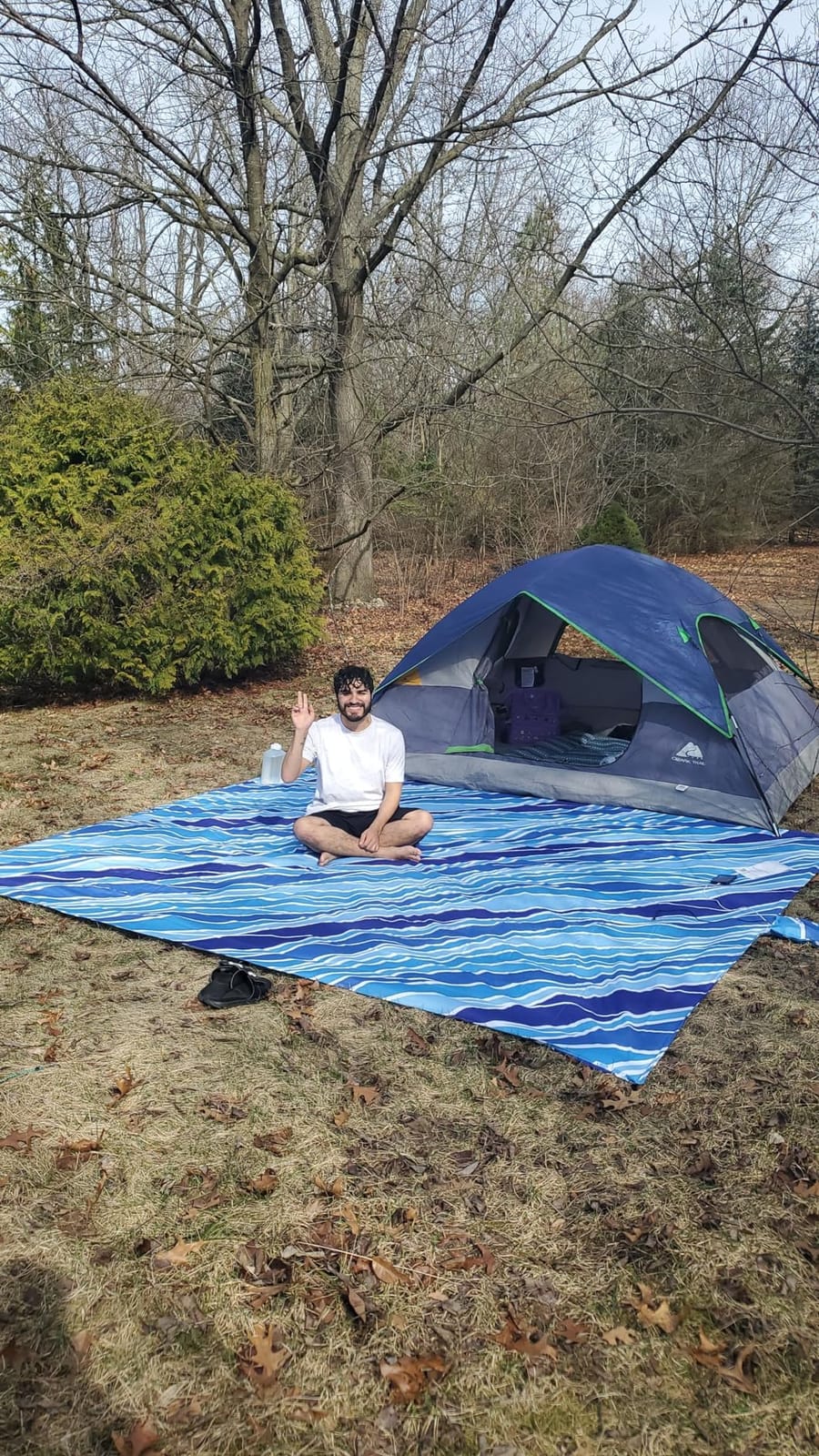 Everlasting Comfort Large Beach Blanket Waterproof & Sandproof - 80