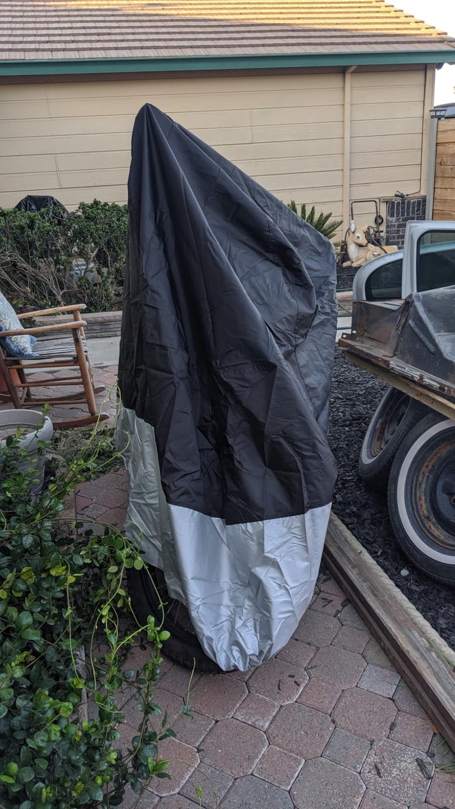 XYZCTEM Motorcycle Cover All Season Waterproof Sun-Proof Outdoor | Fits up to 116