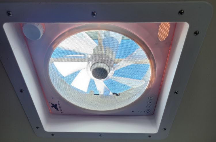 RV Roof Vent Fan 14x14, Quiet 12V(24V Max) with Remote Control &Rain Sensor customer photo 1