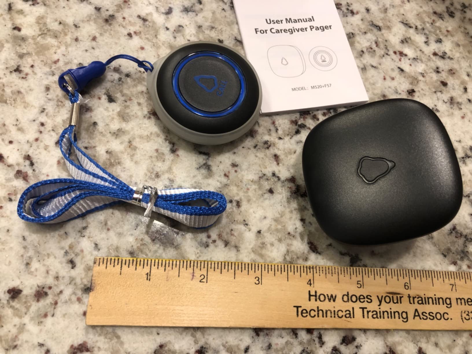 Wireless Caregiver Pager, 1 Call Button + 1 Receiver for Elderly at Home customer photo 2