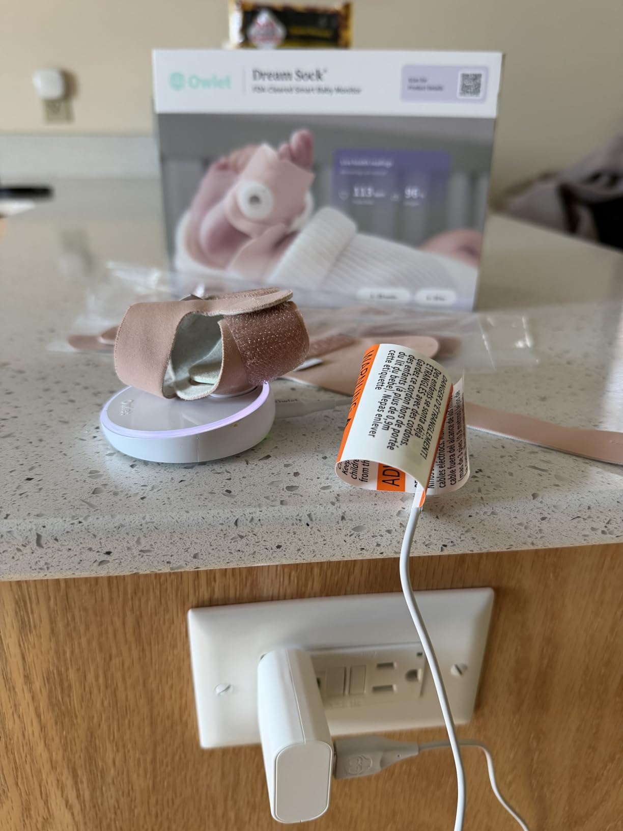 Owlet Dream Sock Smart Baby Monitor, Better Sleep for Baby & You customer photo 1