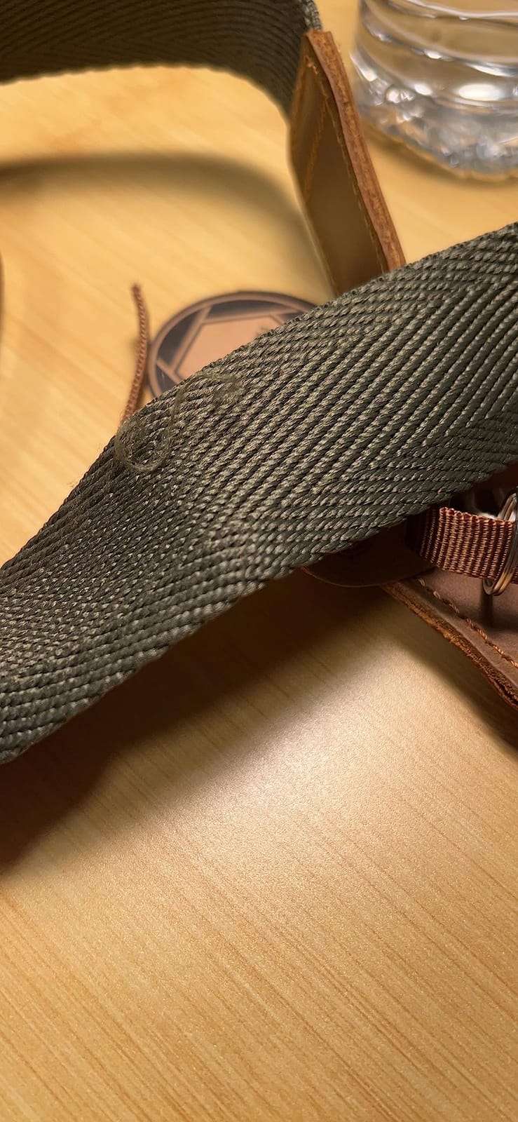 Padwa Lifestyle Black Striped Camera Strap - 1.5