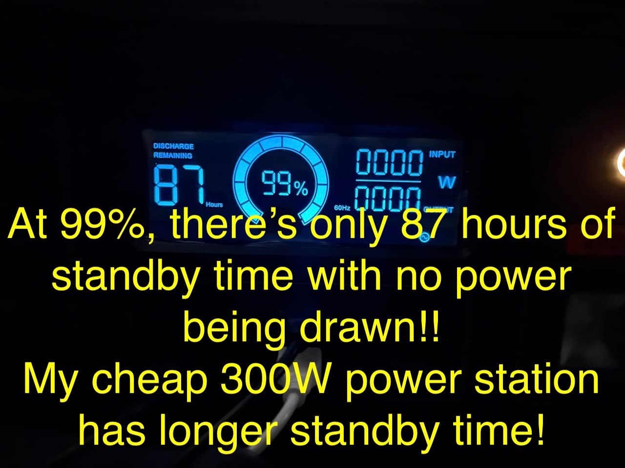 Portable Power Station 500W (Peak 1000W), 519.48Wh Outdoor Solar Generator customer photo 1