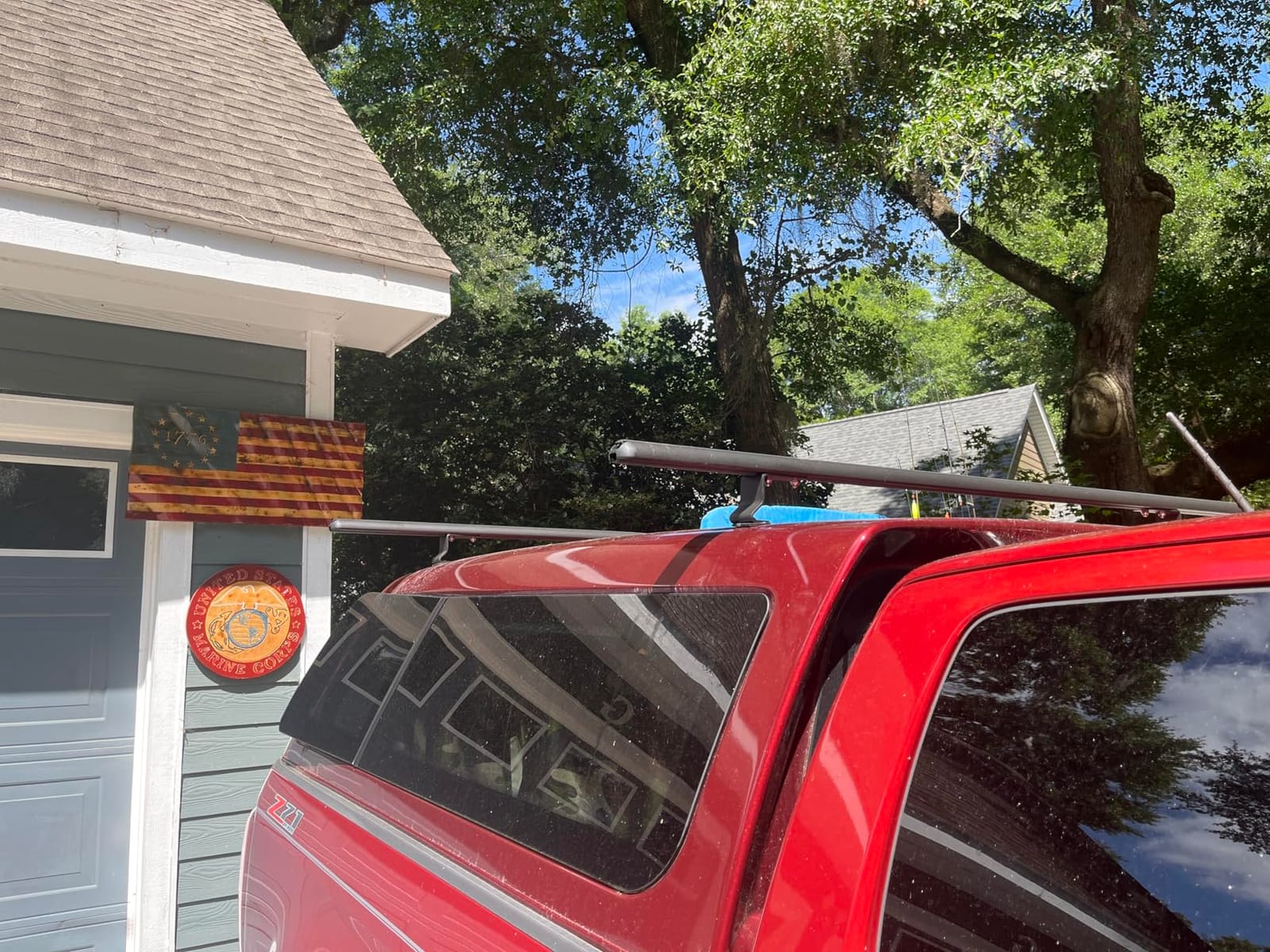 MELIPRON Heavy Duty Truck Topper Roof Rack for Truck Cap, 500LB Capacity | 60