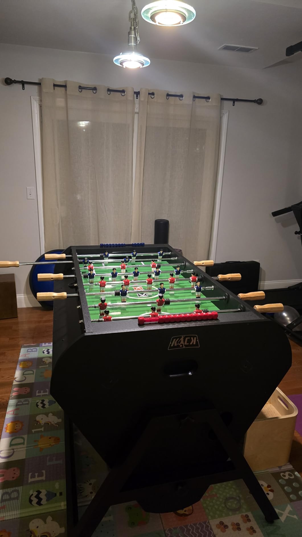 KICK Triplex 55″ Telescopic Rods 3-in-1 Swivel Multi-Game Table customer photo 2