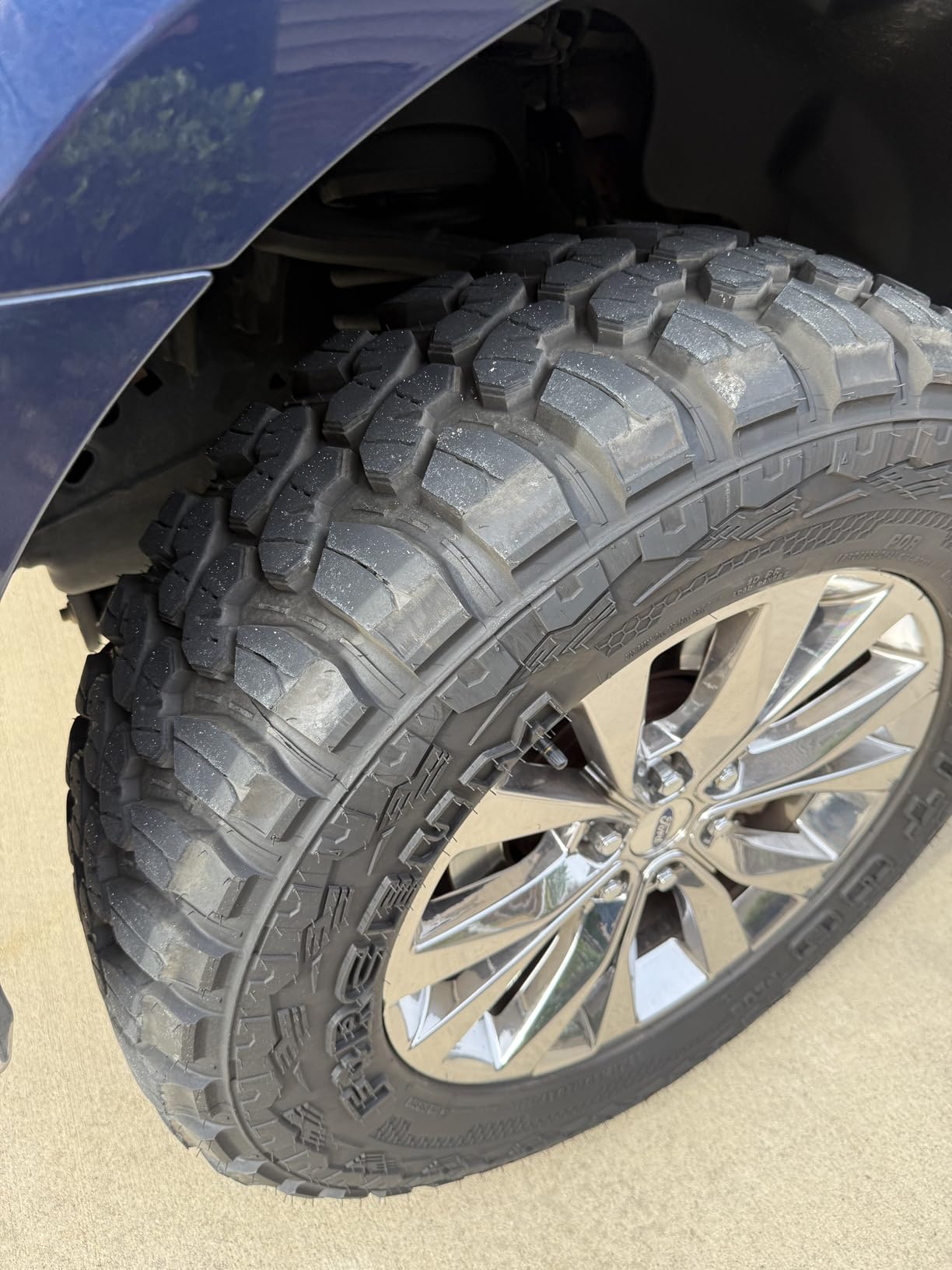 Forceum M/T 08 Plus Mud Off-Road Light Truck Radial Tire-35X12.50R20LT 35X12.50X20 35X12.50-20 121Q Load Range E LRE 10-Ply BSW Black Side Wall customer photo 2