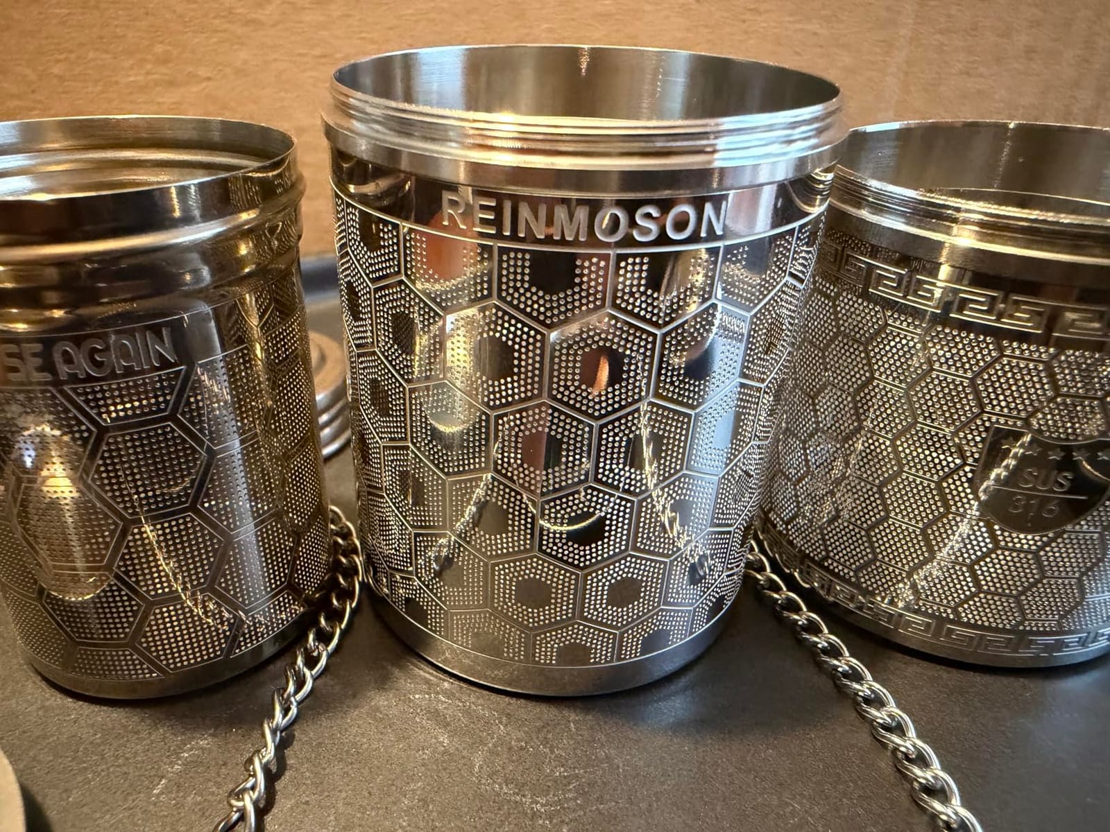 Reinmoson Stainless Steel Large Tea Infuser for Loose Leaf Tea & Spice Ball | Tea Strainer Extra Fine Mesh Large Tea Ball 2