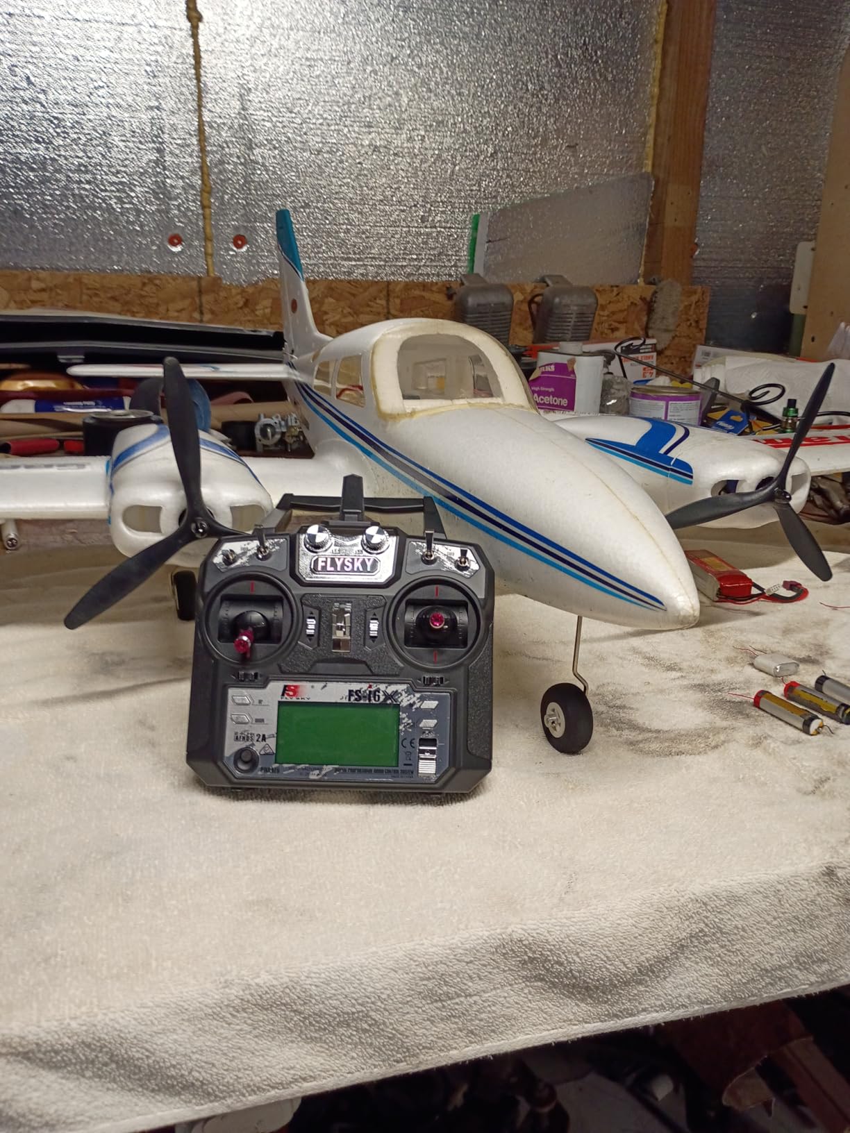 Flysky FS-i6 RC Transmitter and Receiver FS-iA6 6CH for RC Fixed Wing | 6 Channels 2.4GHz AFHDS2A Radio Control System for RC Fixed Wing Glider Quadcopter (Model_2) customer photo 1