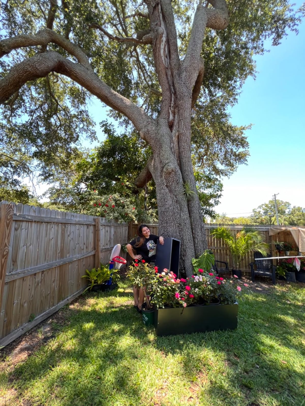 Corten Steel Rectangular Outdoor Planter Box, Rustic & Modern Farmhouse Design, Large Raised Metal Garden Bed for Commercial & Residential Use (48in x 10in x 16in) customer photo 2