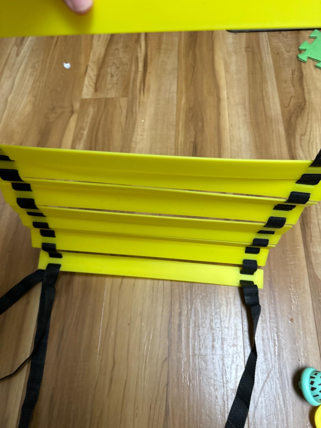 12 Rungs Agility Ladder Set, Training Ladder with Steel Stakes and Carry Bag for Soccer, Speed Fitness Feet Training customer photo 1