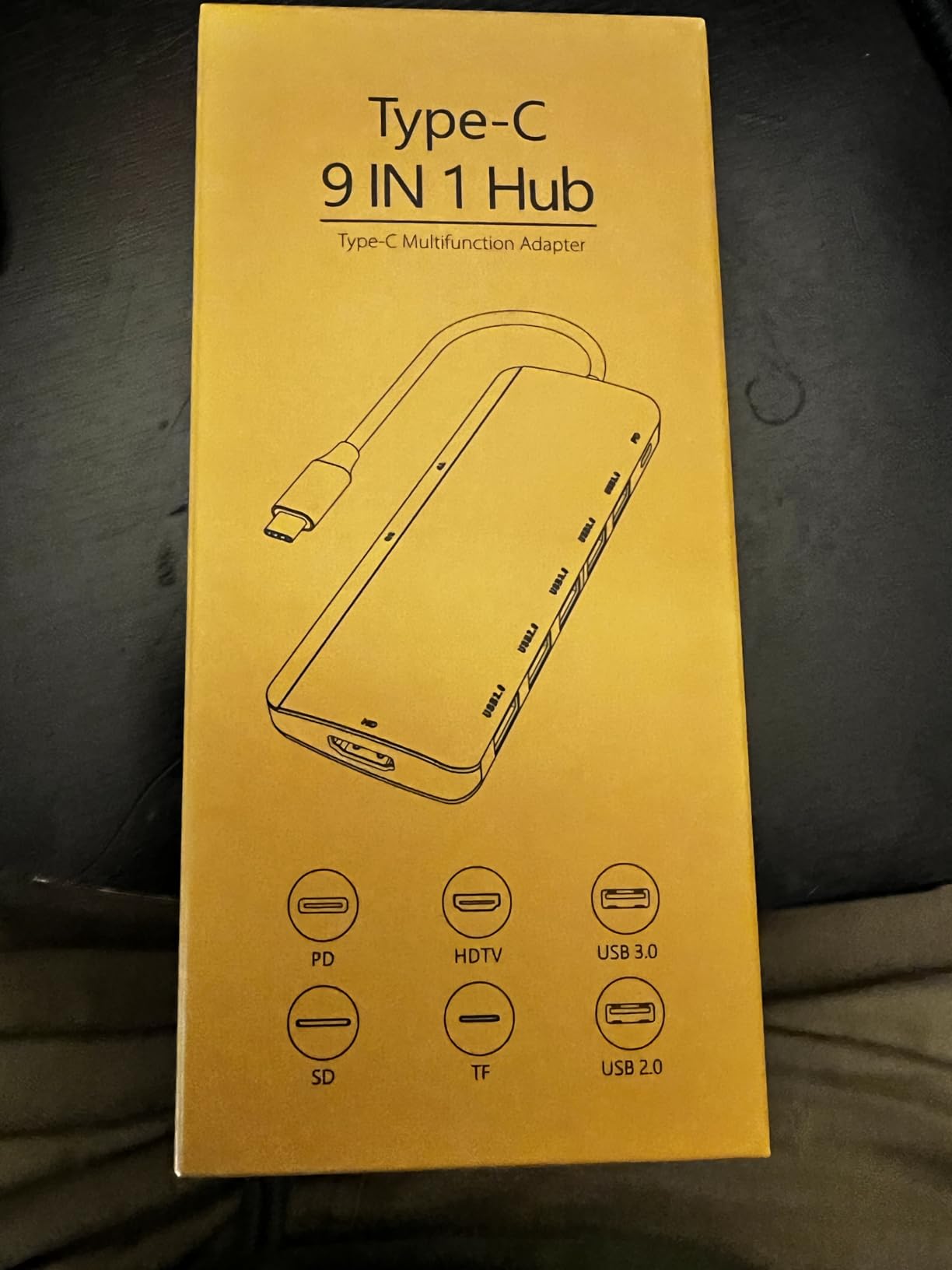 USB C Hub Docking Station, 9-in-1 Multi-Port USB Adapter, 4K@60Hz HDMI, 100W Max PD, 3 USB3.0 + 2 USB2.0 Data Ports, SD/TF Card Reader customer photo 2