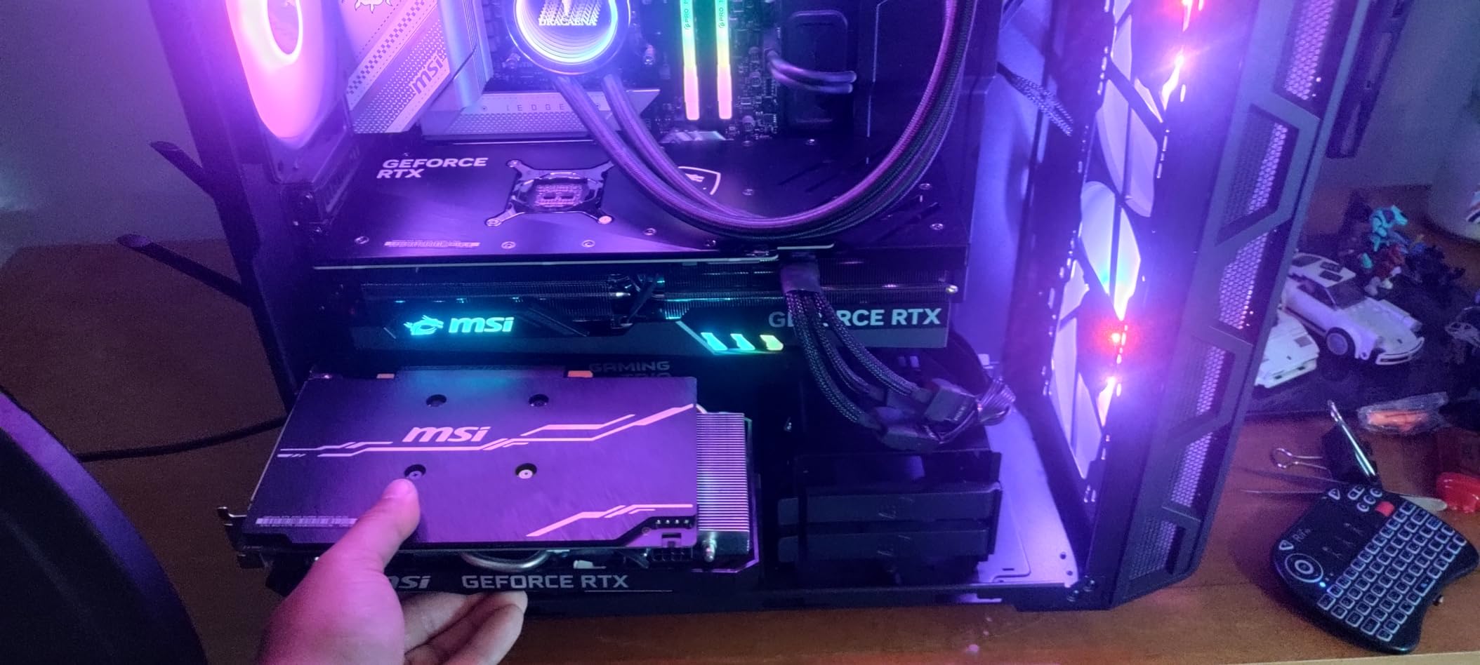 MSI Gaming GeForce RTX 4080 16GB GDRR6X 384-Bit HDMI/DP Nvlink Tri-Frozr 3 Ada Lovelace Architecture Graphics Card (RTX 4080 16GB Gaming X Trio) customer photo 2