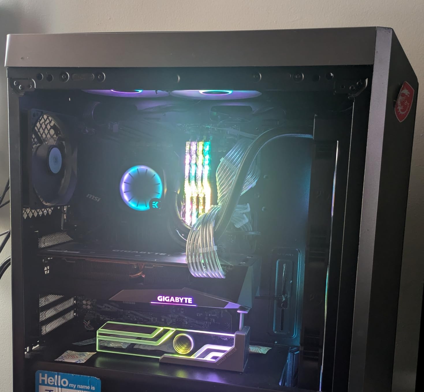 EKWB EK-Nucleus AIO CR360 Lux D-RGB All-in-One CPU Cooler, Black customer photo 1