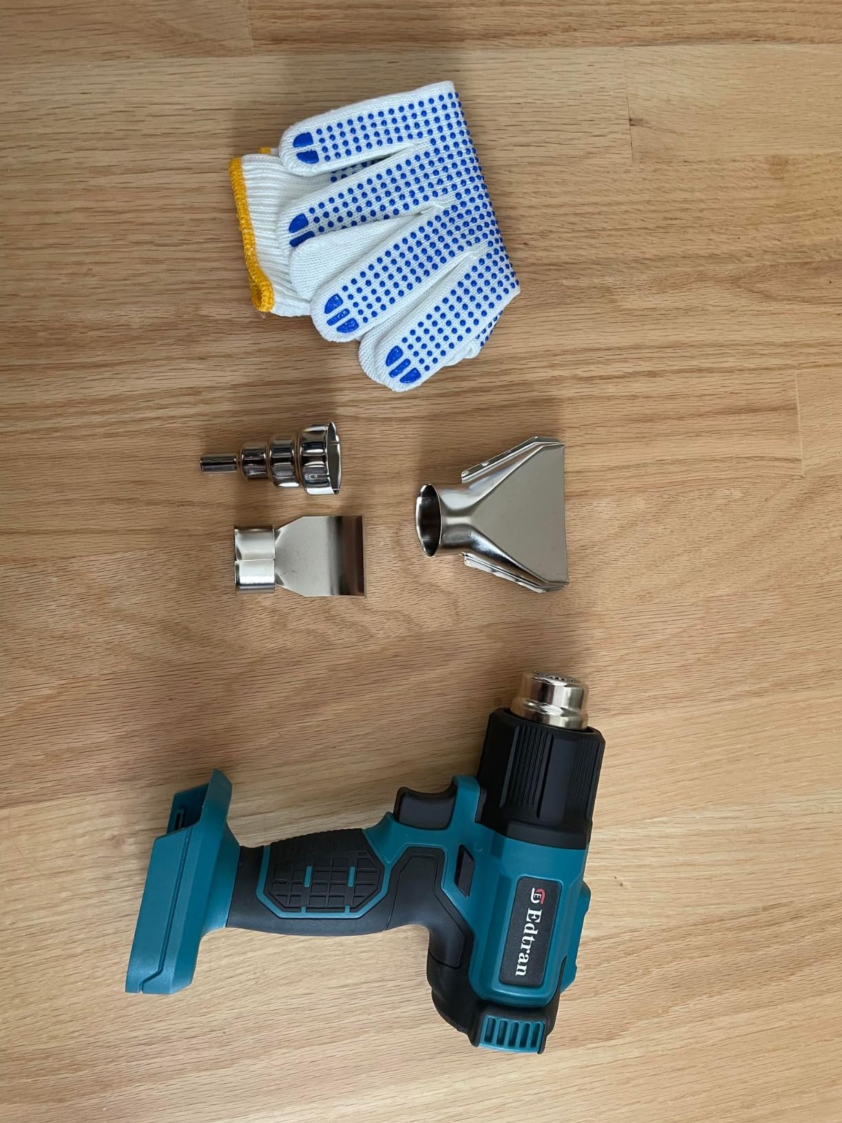 Cordless Heat Gun, Hot Air Gun Compatible for Makita 18V Volt LXT Battery, 3 Nozzle, 2-Temp Setting Max 932°F(500°C) Heat Gun for Crafts, Shrink Tubing, Resin & Decorating(No Battery) customer photo 2