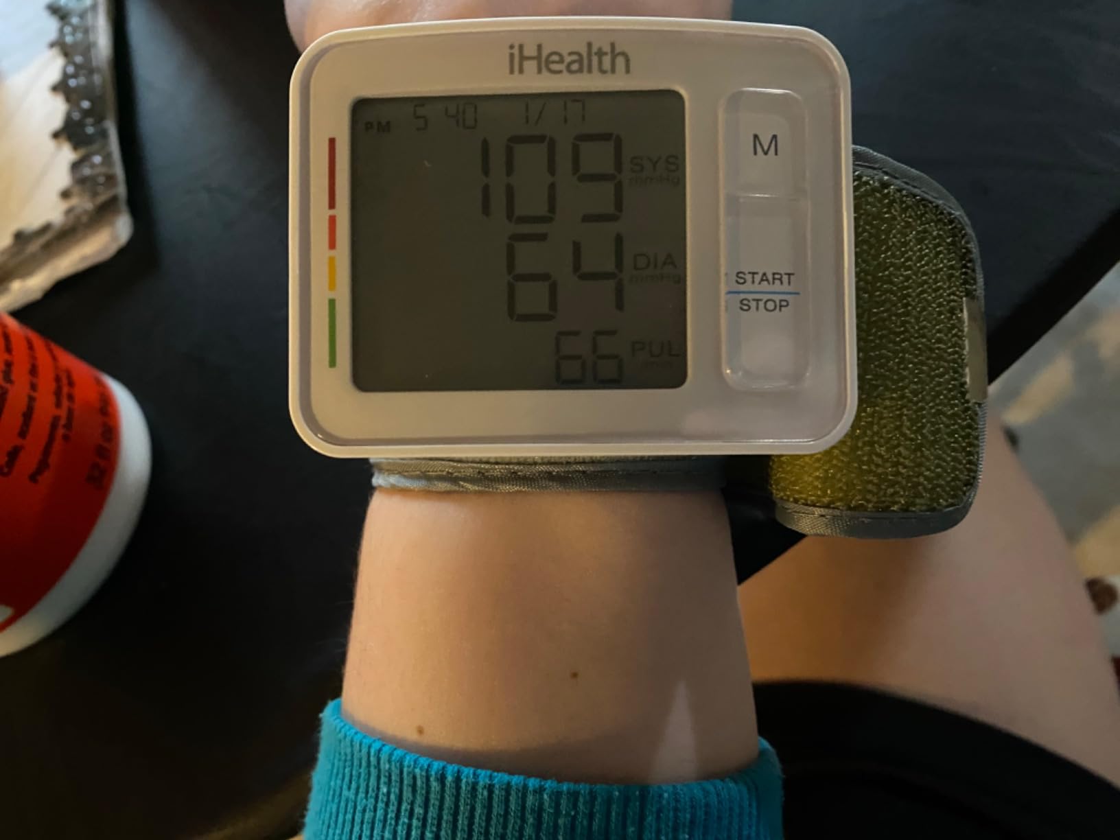 iHealth Push Wrist Blood Pressure Monitor, Portable BP Machine with App customer photo 1