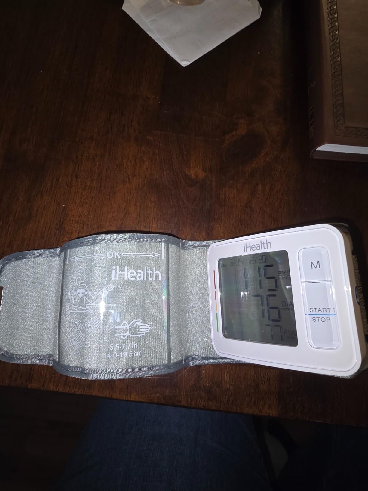 iHealth Push Wrist Blood Pressure Monitor, Portable BP Machine with App customer photo 2