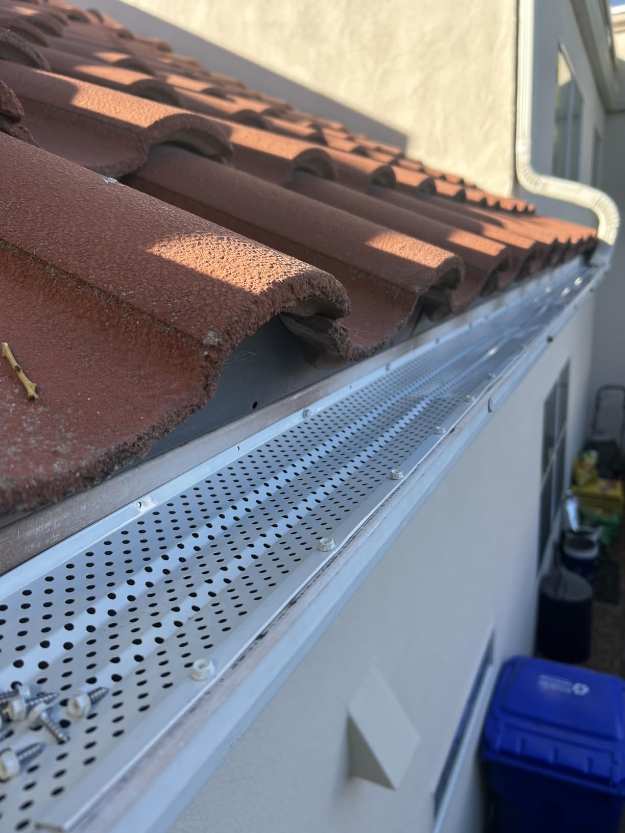 Standard Gutter Guards, 6 Inch, 200 FT, Aluminum, Royal Brown customer photo 1
