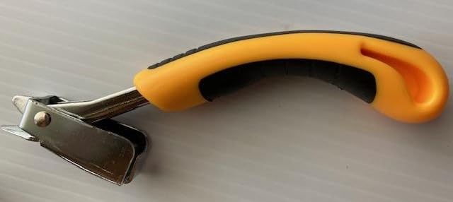 Heavy Duty Canvas Pliers and Staple Remover Set, Stainless Steel Anti-Corrosion Canvas Stretching Pliers Stretcher with Spring Return Handle 4-3/4