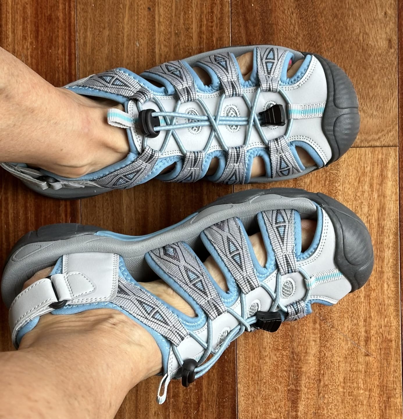 Dannto Women's Sport Hiking Sandals Closed Toe Athletic Water Shoes customer photo 1