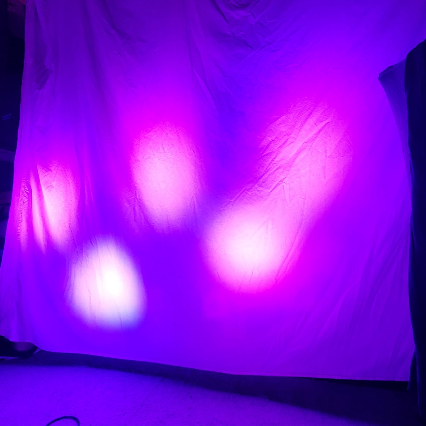 Litake DJ Par Lights, RGB 36 LED Stage Lights Sound Activated, Remote & DMX Controlled LED Uplights, 7 Modes Uplighting for Dance Party Church Wedding Birthday Holiday Music Show-8 Pack customer photo 1