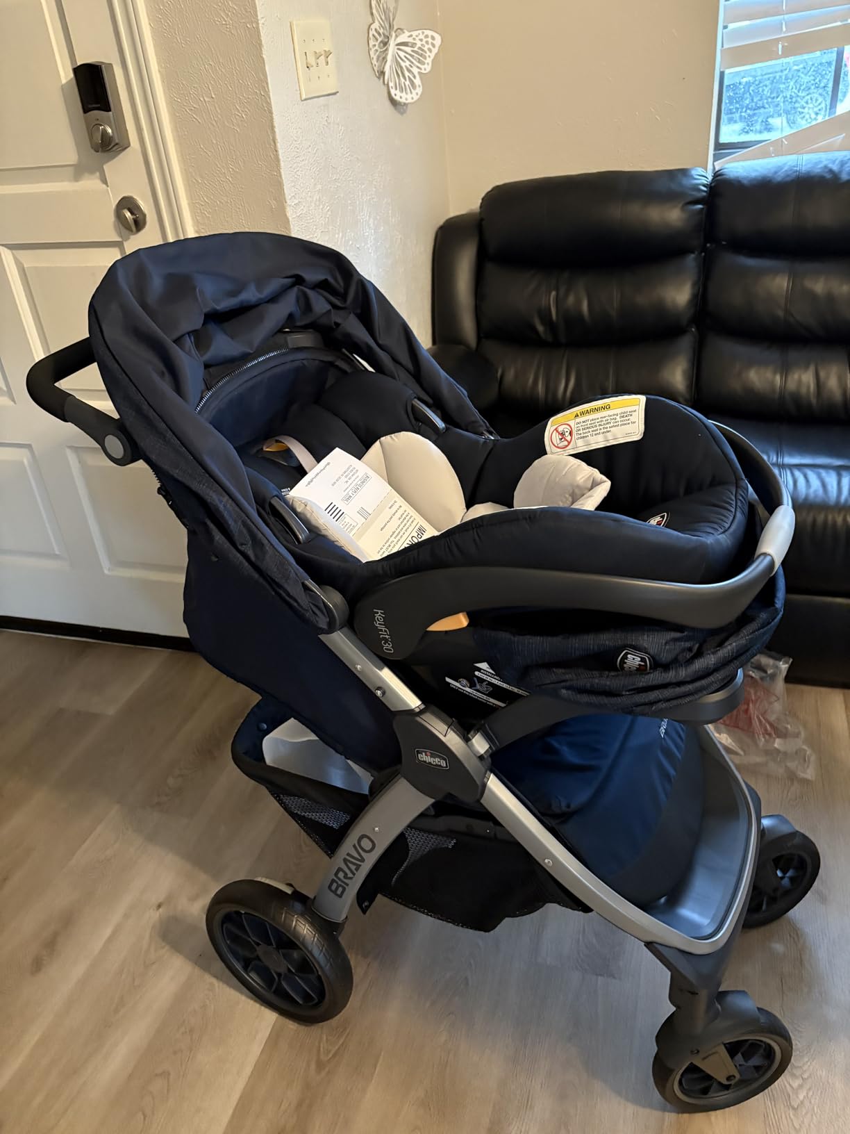 Chicco Bravo 3-in-1 Travel System w/KeyFit 30 Infant Car Seat & Base customer photo 2