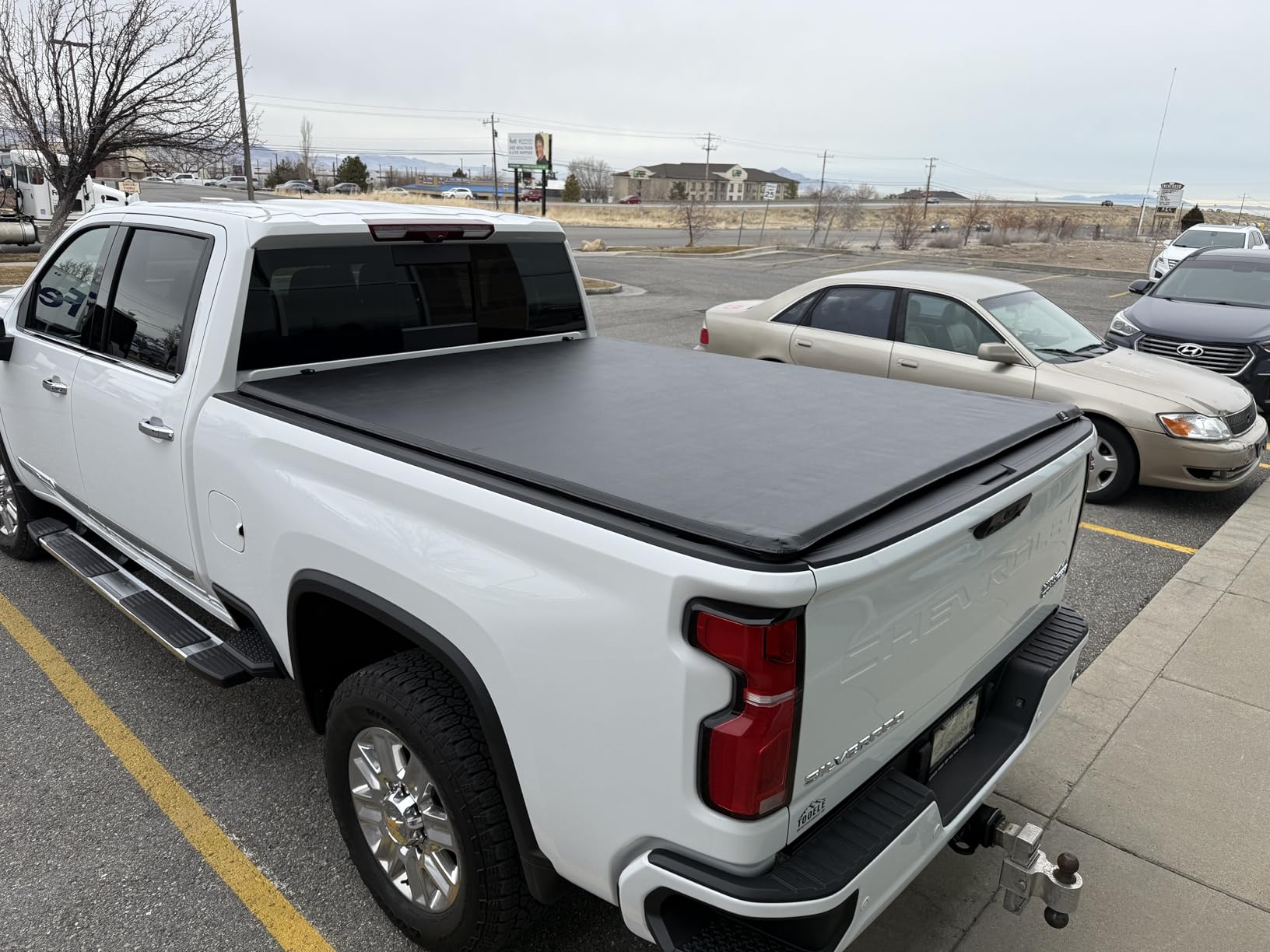 AUTOSAVER88 Soft Roll Up Tonneau Cover for 2007-2026 Silverado 1500 5.8ft | Soft Roll-up Truck Bed Tonneau Cover Compatible with GMC Sierra/Chevy Silverado 1500 2007-2026 5.8 Feet Bed Pickup customer photo 1