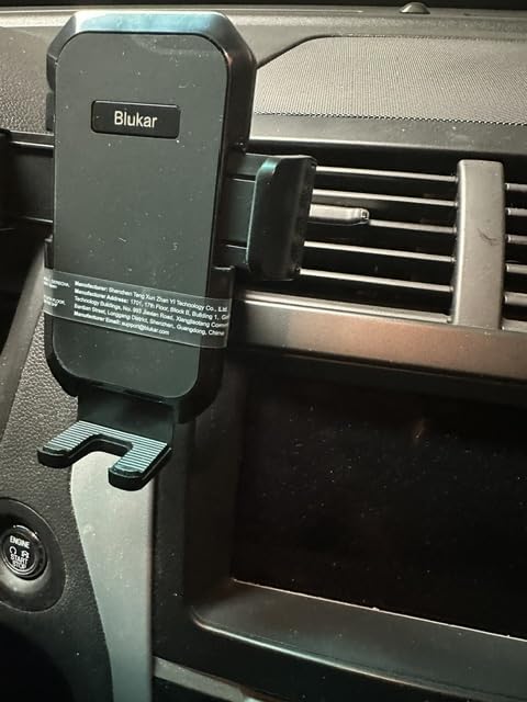 Blukar Car Phone Holder Mount, Super Stable Air Vent Cell Phone Car Mount | 2025 Metal Hook Clip, 360° Rotation, One Button Release for iPhone, Galaxy, Google, and All Other Smartphones customer photo 2