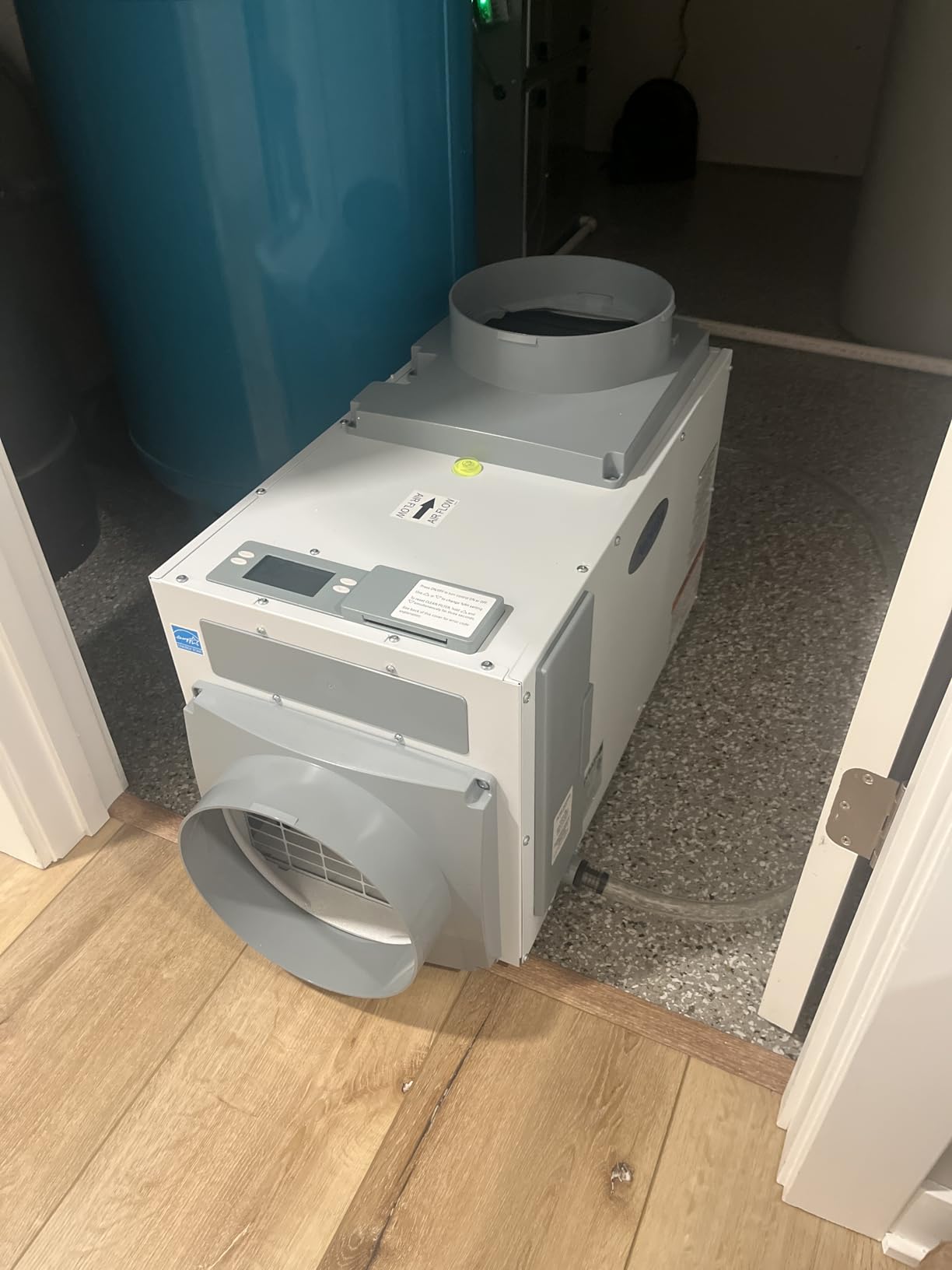 AprilAire E100 Pro Dehumidifier Bundle - 100 Pint Whole House Dehumidifier - Full Complete Kit - Crawl Spaces, Basements, Whole Homes, Commercial up to 5,500 sq. ft - 5 Year Warranty Included customer photo 2